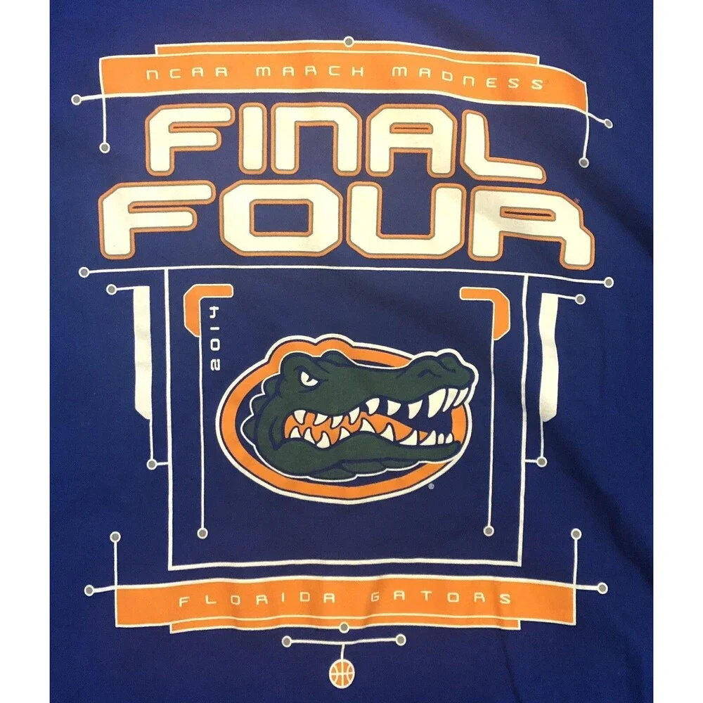 Adidas Florida Gators 2014 Final Four T Shirt Mens Large NCAA March Madness